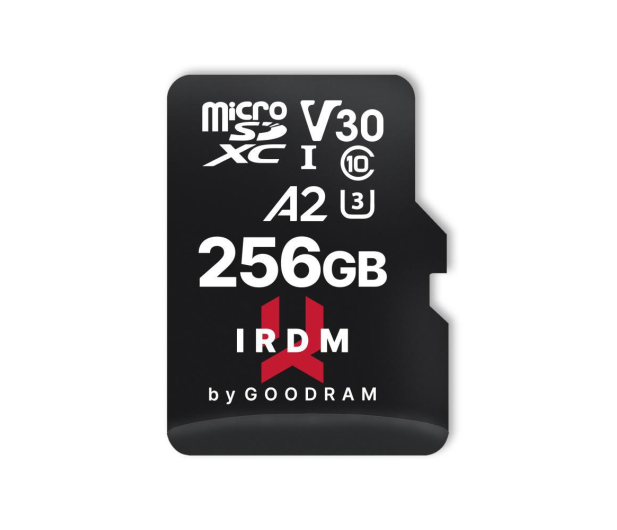GOODRAM 256GB microSDXC IRDM 170MB/s UHS-I U3 V30 A2 - 1278517 - zdjęcie